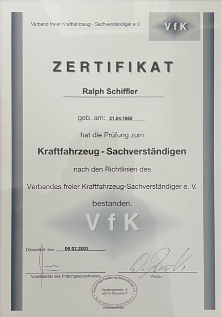 Zertifikat